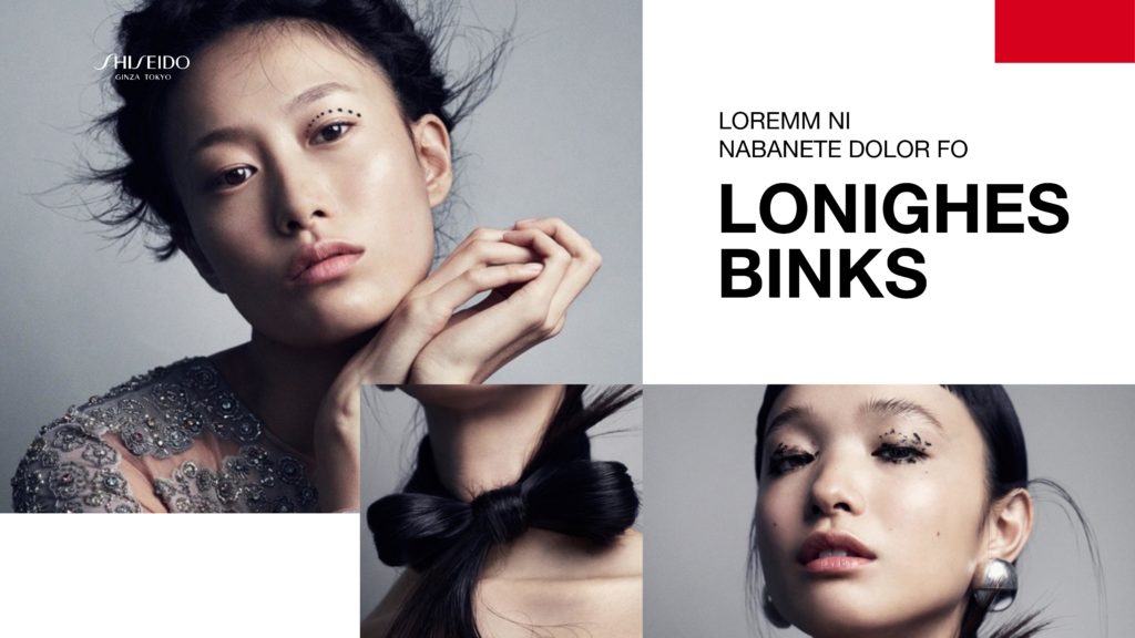 Graphiste expert Powerpoint Lucile Mennessier présentation powerpoint Shiseido