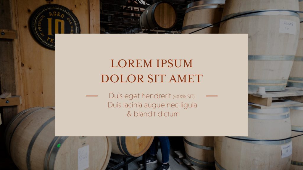 Slide animée PowerPoint Whistle Pig Whisky – Animation personnalisée et design graphique pour la présentation PowerPoint de Whistle Pig.